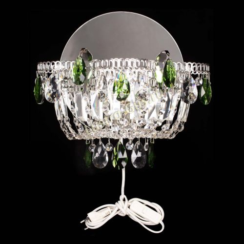 Бра Камея зеленая в Магнитогорске Гусь Хрустальный