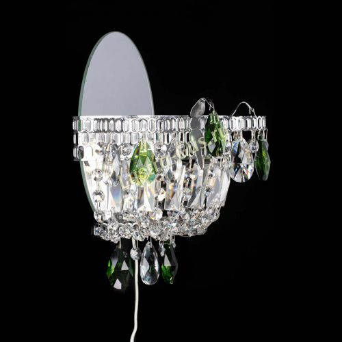 Бра Камея зеленая в Магнитогорске Гусь Хрустальный