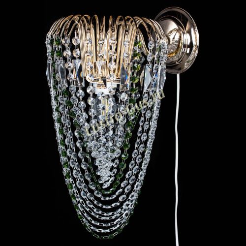 Бра Каскад Водоворот зеленая в Магнитогорске Гусь Хрустальный