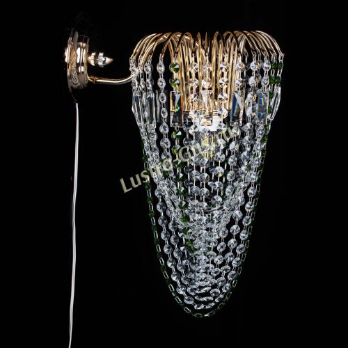 Бра Каскад Водоворот зеленая в Магнитогорске Гусь Хрустальный