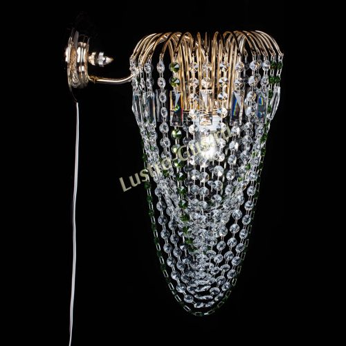 Бра Каскад Водоворот зеленая в Магнитогорске Гусь Хрустальный