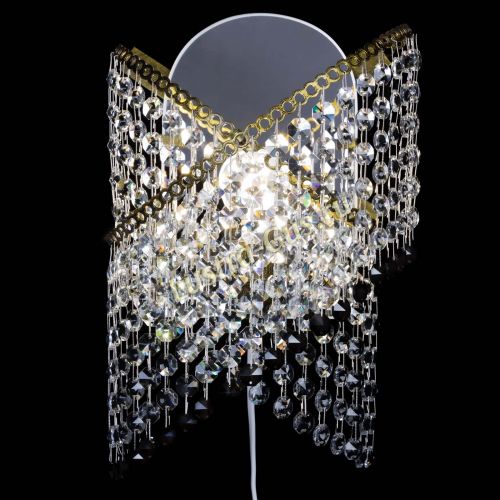 Бра Космея №1 черная под бронзу в Магнитогорске Гусь Хрустальный