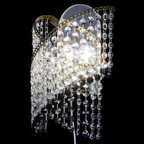 Бра Космея №1 черная под бронзу в Магнитогорске Гусь Хрустальный