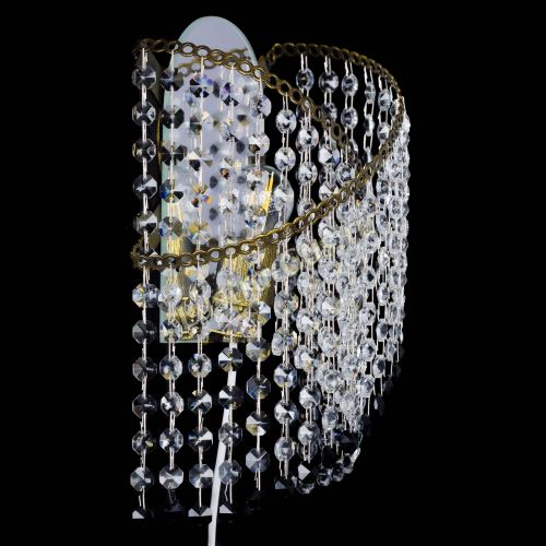 Бра Космея №1 черная под бронзу в Магнитогорске Гусь Хрустальный