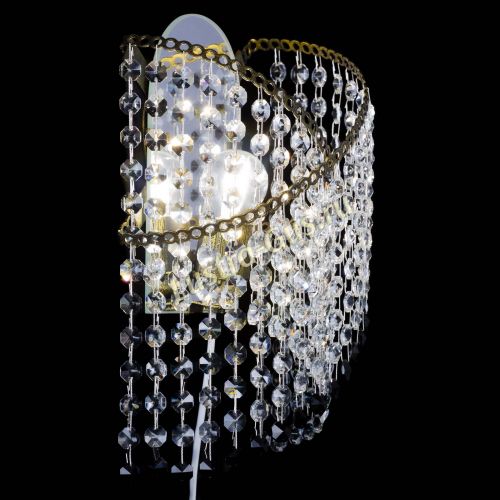 Бра Космея №1 черная под бронзу в Магнитогорске Гусь Хрустальный