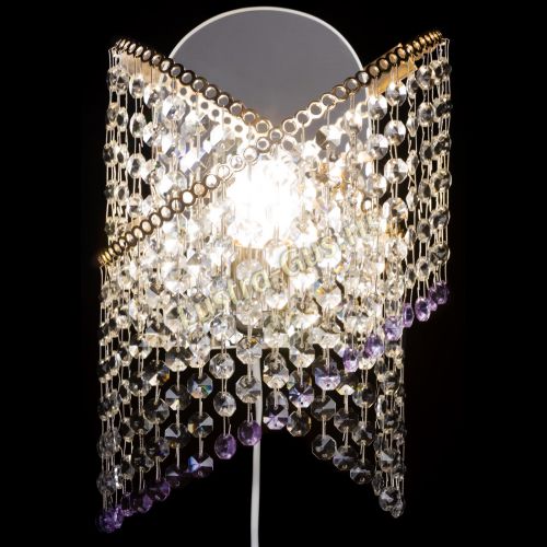 Бра Космея №1 фиолетовая в Магнитогорске Гусь Хрустальный