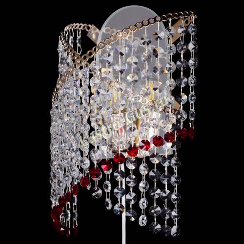 Бра Космея №1 красная в Магнитогорске Гусь Хрустальный