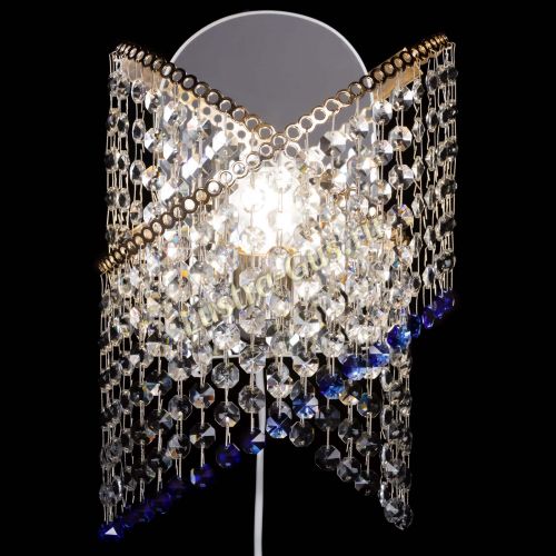 Бра Космея №1 синяя в Магнитогорске Гусь Хрустальный