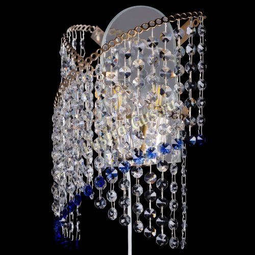 Бра Космея №1 синяя в Магнитогорске Гусь Хрустальный