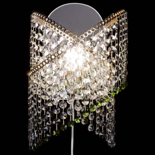 Бра Космея №1 зеленая в Магнитогорске Гусь Хрустальный