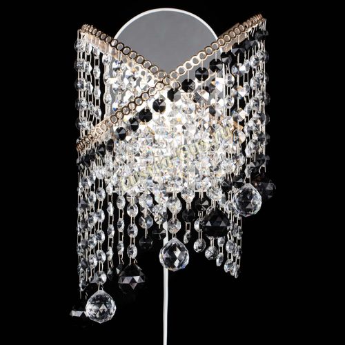 Бра Космея №3 черная в Магнитогорске Гусь Хрустальный