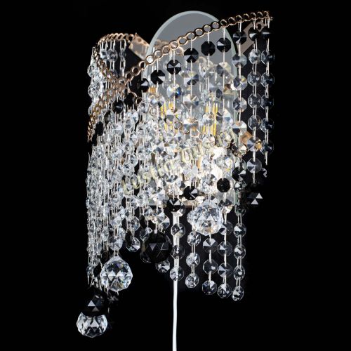 Бра Космея №3 черная в Магнитогорске Гусь Хрустальный