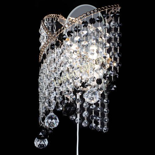 Бра Космея №3 черная в Магнитогорске Гусь Хрустальный