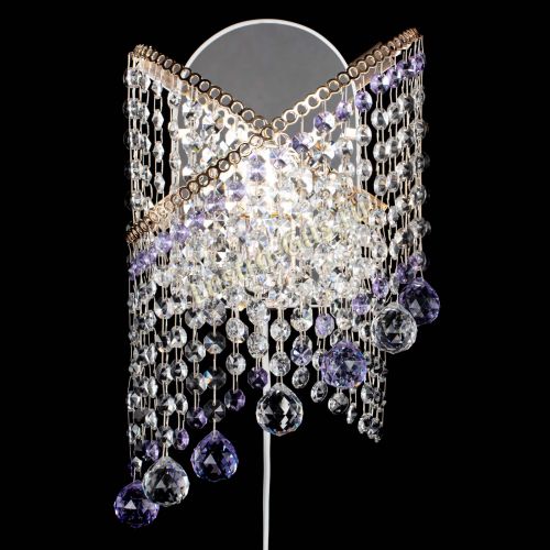 Бра Космея №3 фиолетовая в Магнитогорске Гусь Хрустальный