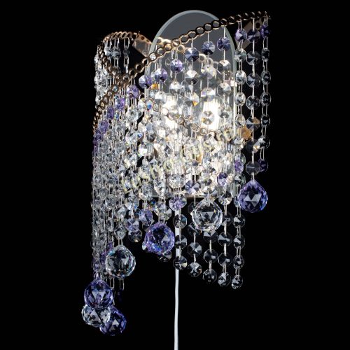 Бра Космея №3 фиолетовая в Магнитогорске Гусь Хрустальный