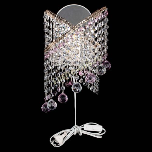 Бра Космея №3 розовая в Магнитогорске Гусь Хрустальный