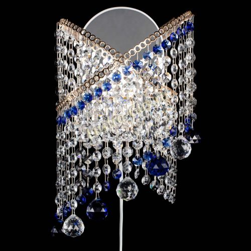 Бра Космея №3 синяя в Магнитогорске Гусь Хрустальный