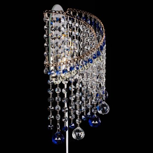 Бра Космея №3 синяя в Магнитогорске Гусь Хрустальный