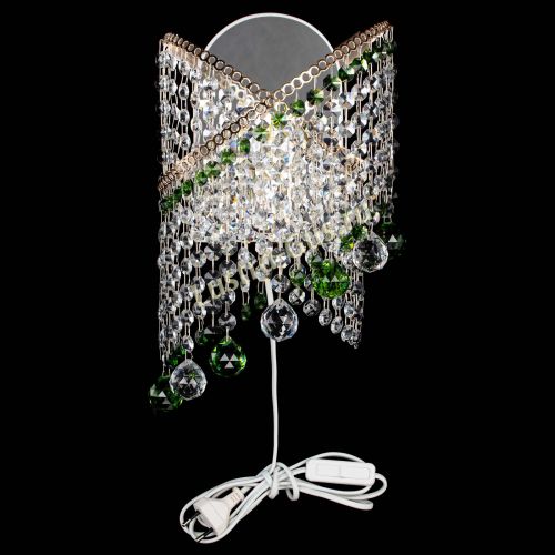 Бра Космея №3 зеленая в Магнитогорске Гусь Хрустальный