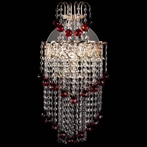 Бра Ника №5 красная в Магнитогорске Гусь Хрустальный