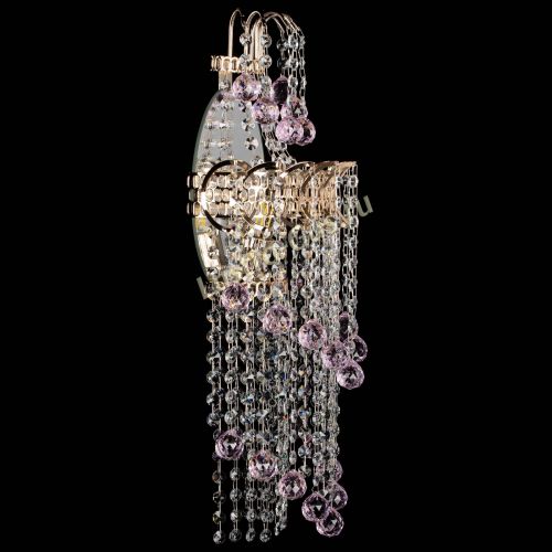 Бра Ника №5 розовая в Магнитогорске Гусь Хрустальный