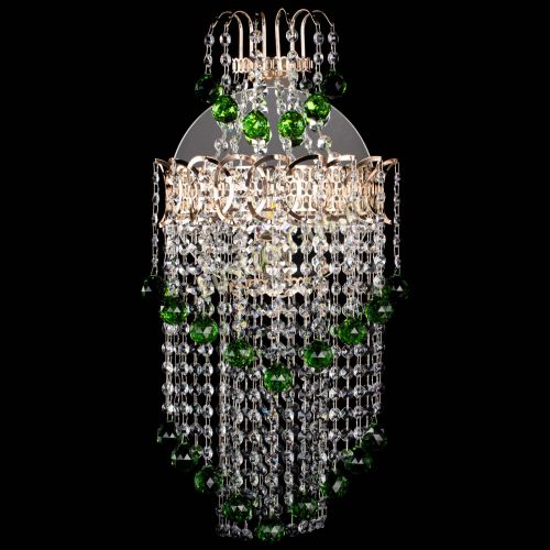 Бра Ника №5 зеленая в Магнитогорске Гусь Хрустальный