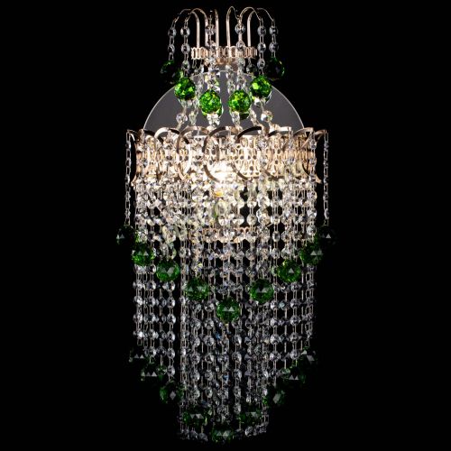 Бра Ника №5 зеленая в Магнитогорске Гусь Хрустальный