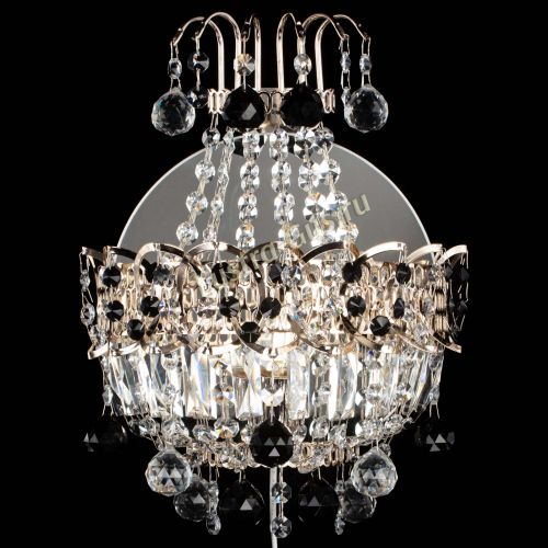 Бра Ника шар черная в Магнитогорске Гусь Хрустальный