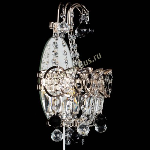 Бра Ника шар черная в Магнитогорске Гусь Хрустальный