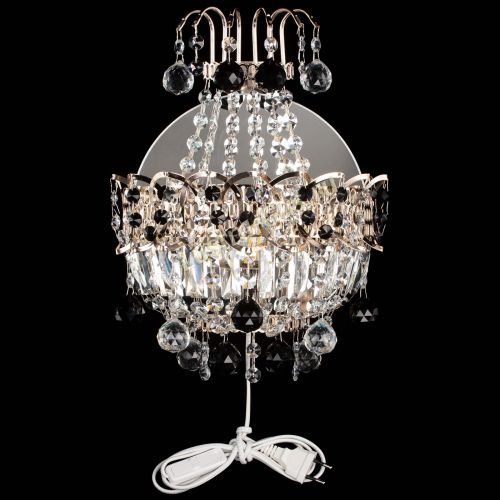 Бра Ника шар черная в Магнитогорске Гусь Хрустальный