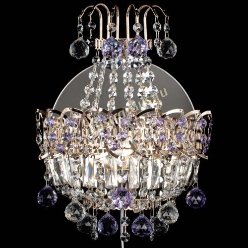 Бра Ника шар фиолетовая в Магнитогорске Гусь Хрустальный