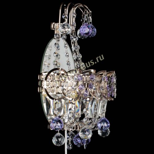 Бра Ника шар фиолетовая в Магнитогорске Гусь Хрустальный