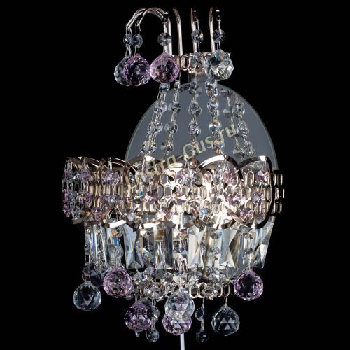 Бра Ника шар розовая в Магнитогорске Гусь Хрустальный