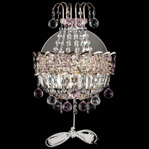 Бра Ника шар розовая в Магнитогорске Гусь Хрустальный