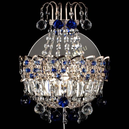 Бра Ника шар синяя в Магнитогорске Гусь Хрустальный