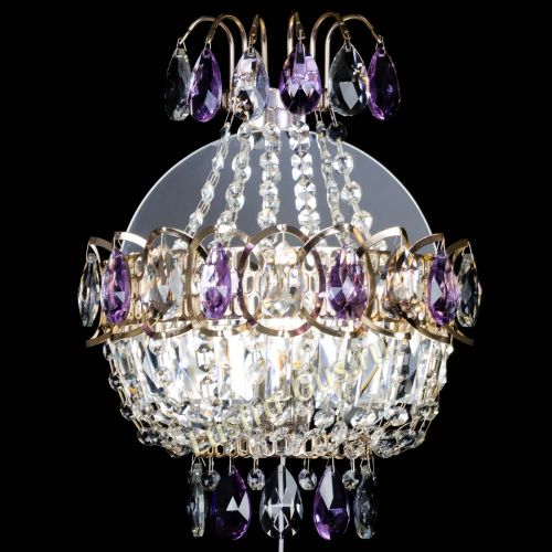 Бра Ника журавлик фиолетовая в Магнитогорске Гусь Хрустальный