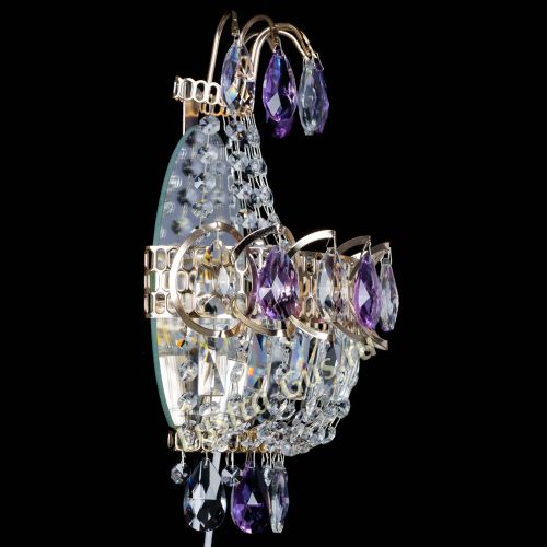 Бра Ника журавлик фиолетовая в Магнитогорске Гусь Хрустальный