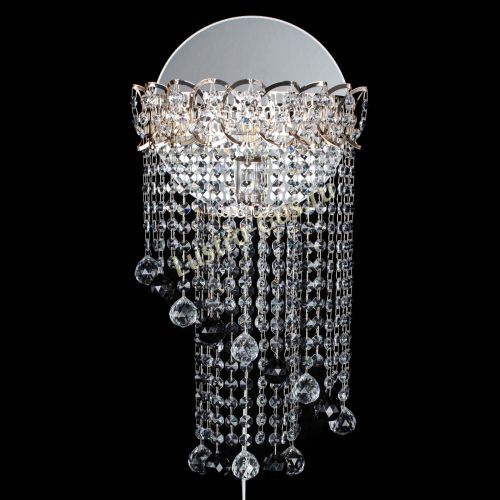 Бра Омега №1 черная в Магнитогорске Гусь Хрустальный