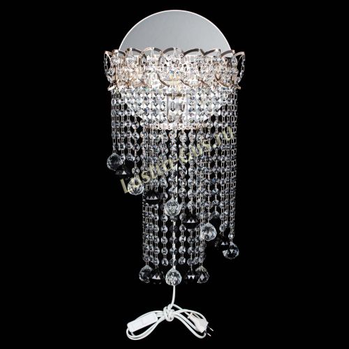 Бра Омега №1 черная в Магнитогорске Гусь Хрустальный