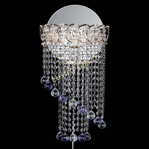 Бра Омега №1 фиолетовая в Магнитогорске Гусь Хрустальный