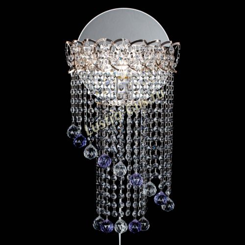 Бра Омега №1 фиолетовая в Магнитогорске Гусь Хрустальный