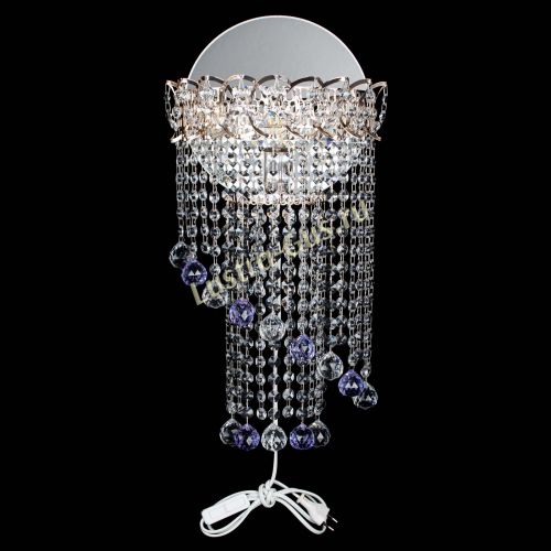 Бра Омега №1 фиолетовая в Магнитогорске Гусь Хрустальный