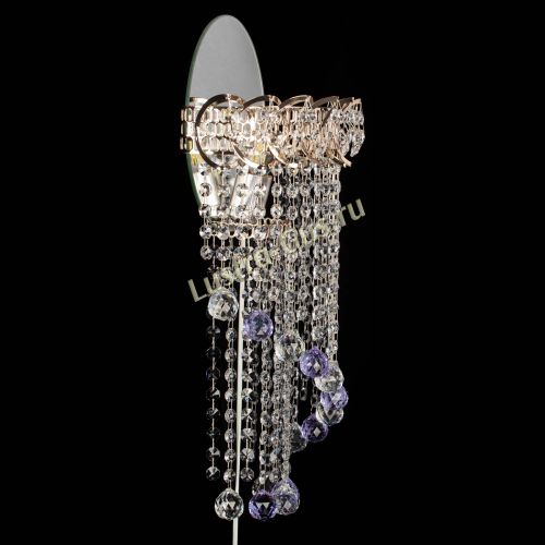 Бра Омега №1 фиолетовая в Магнитогорске Гусь Хрустальный