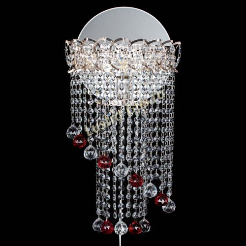 Бра Омега №1 красная в Магнитогорске Гусь Хрустальный