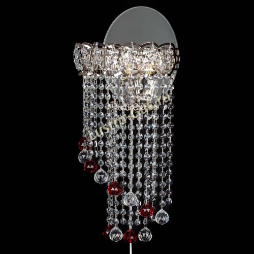 Бра Омега №1 красная в Магнитогорске Гусь Хрустальный