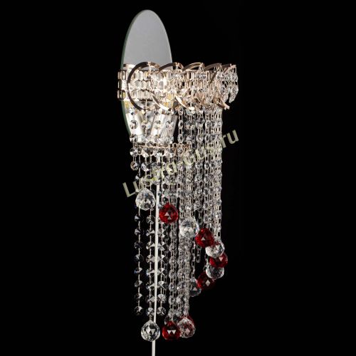 Бра Омега №1 красная в Магнитогорске Гусь Хрустальный