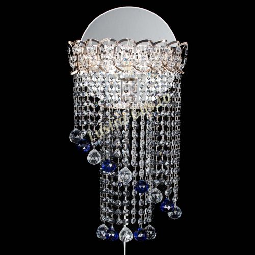 Бра Омега №1 синяя в Магнитогорске Гусь Хрустальный