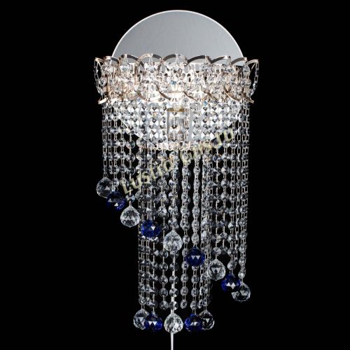 Бра Омега №1 синяя в Магнитогорске Гусь Хрустальный