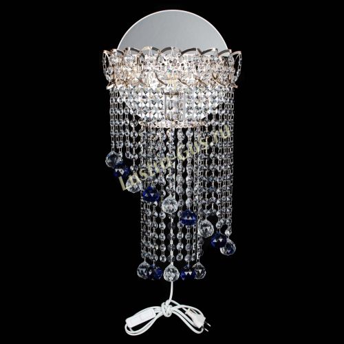 Бра Омега №1 синяя в Магнитогорске Гусь Хрустальный