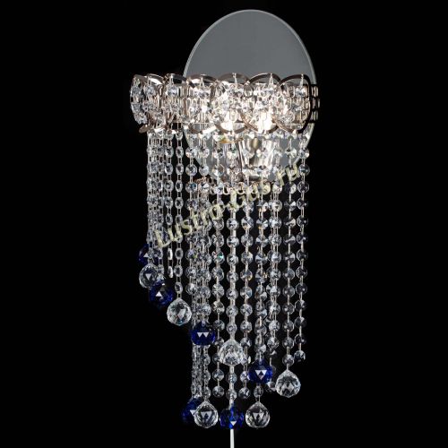 Бра Омега №1 синяя в Магнитогорске Гусь Хрустальный